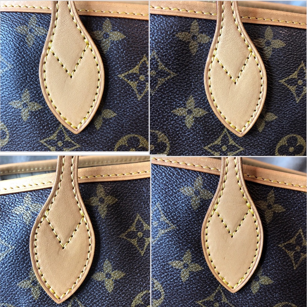 LOUIS VUITTON Monogram Neverfull GM Beige Interior w/ LV DUST BAG ORGANIZER COA - Picture 11 of 17